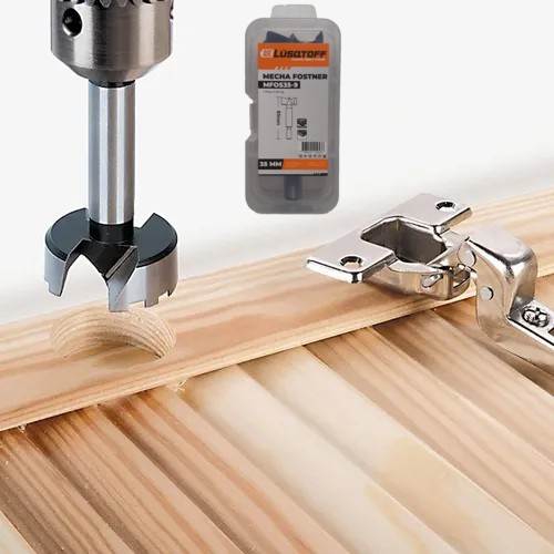 [MFOS35-9] Mecha forstner 35mm p-bisagra madera MFOS35-9 LUSQTOFF