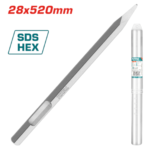 [ZCI0CH531] Cincel Punta 28x520mm Hexagonal t-Bosch TAC15342811 ZCI0CH531 TOTAL