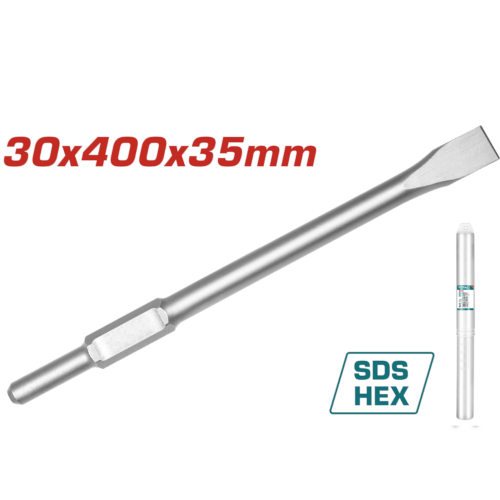 [ZCI0PH360] Cincel Plano 30x400x35mm Hexagonal  TAC15333012 ZCI0PH360 TOTAL