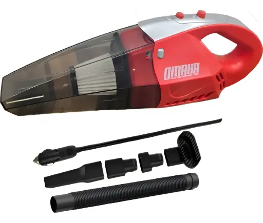 [AM-12VK] Aspiradora 12V 80W c-led + 4 picos AM-12VK OMAHA