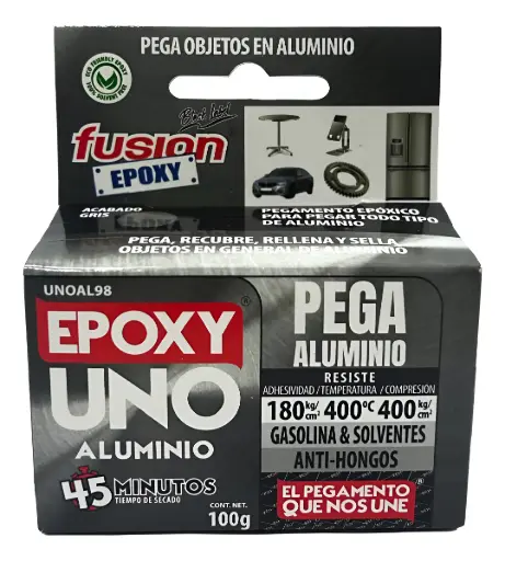 [FUADSASA3928] Adhesivo Epoxy Uno Uso General Aluminio X 100 Gr  FUADSASA3928 FUSION EPOXY