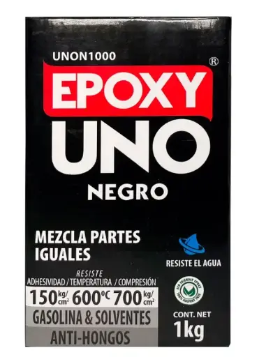 [FUADSASA3930] Adhesivo Epoxy Uno Uso Industrial Negro X 1 Kg  FUADSASA3930 FUSION EPOXY