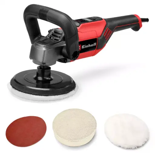 [2093250] Lustra-pulidora 150mmD 1100W LCD rosca M-14 500-3500rpm 2093250 CC-PO 1100/150 CE EINHELL