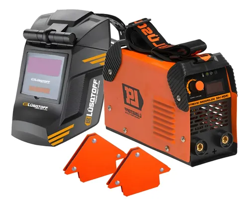 [MEGAIRON140] Soldadora Inverter   120A 220V @60% + 2 escuadras + máscara fotosensible MEGAIRON140 LUSQTOFF