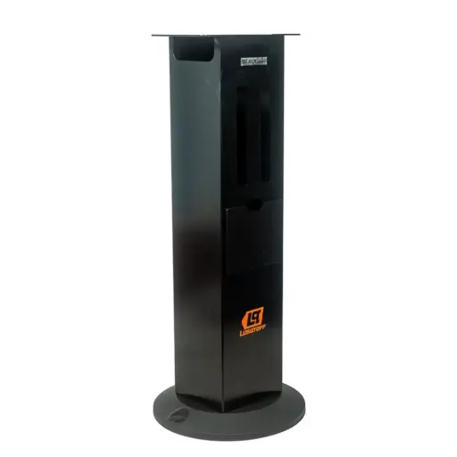 [SABL74-9] Soporte pie pedestal para amoladora/pulidora de banco con cajón BLACK SERIES SABL74-9 LUSQTOFF
