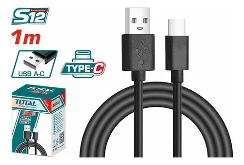 [TIUCC01] Cable USB-A a USB-C 3.0Ah 1mts TIUCC01 V2V0USBAC TOTAL