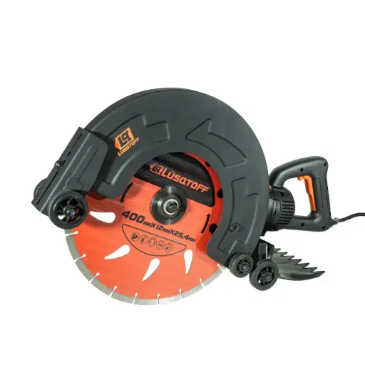 [CCOL3200-9] Cortadora de concreto 400mm x 25,4mm 3200W c-ruedas + disco diamantado CCOL3200-9 LUSQTOFF