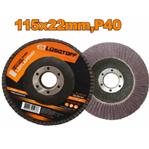 [LQDFLAPOX40] Disco flap OA 115 Gr  40 LQDFLAPOX40 LUSQTOFF