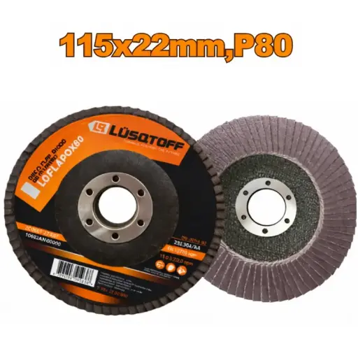 [LQDFLAPOX80] Disco flap OA 115 Gr  80 LQDFLAPOX80 LUSQTOFF