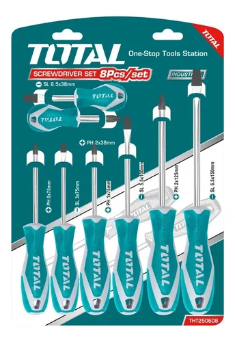 [THT250608] Destornilladores Juego   8p planos-Phillips THT250608 XDKI00800 TOTAL