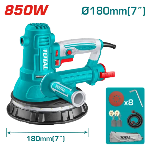 [VLJIP085M] Lijadora pared yeso 180mm 7" 850W 220V TDWS10508-4 VLJIP085M TOTAL