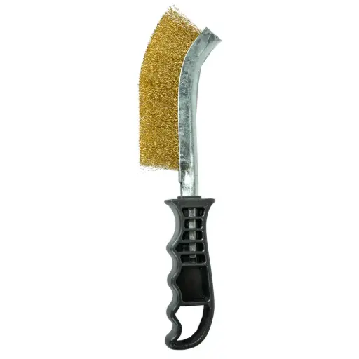 [L7804] Cepillo manual rizado acero bronceado 250mmL (10") L7804 LUSQTOFF