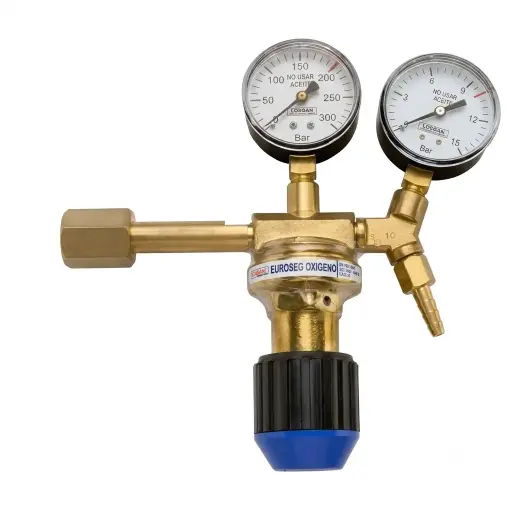 [0745447] Regulador de bronce doble manómetro OXIGENO INDUSTRIAL 0745447 LOSARC ESAB