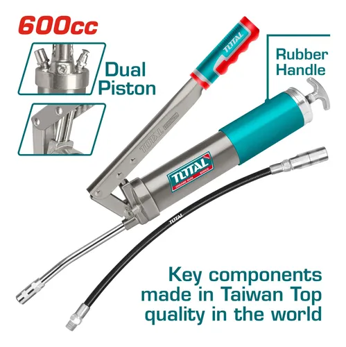 [THT111062] Engrasador    600cc manual a palanca pico rigido y flexible INDUSTRIAL THT111062 XEGI06000 TOTAL