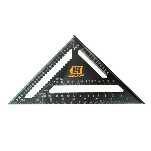 [L7090] Escuadra de aluminio multiángulo 185X185X260mm (7") 90° c-sombrero L7090 LUSQTOFF