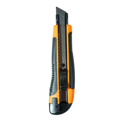 [L7454] Cutter plástico 18mm cuchilla SK5 c-goma L7454 LUSQTOFF