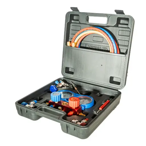 [L1126] Set manometro manifold para instalación de aire acondicionado L1126 LUSQTOFF