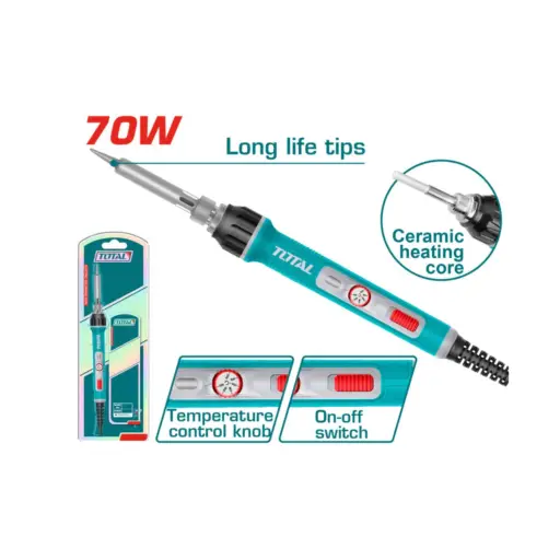 [TET01606-4] Soldador de estaño 70W 220V TET01606-4 VSE00070M TOTAL