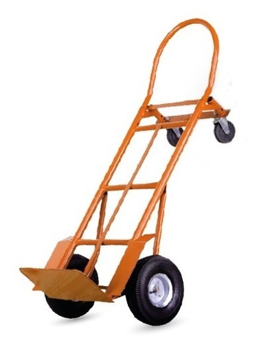 [M5JE] Carro portabulto cama 1,44M h/250kG 2 rueda neumática + 2 ruedas macizas LQC-250 LUSQTOFF