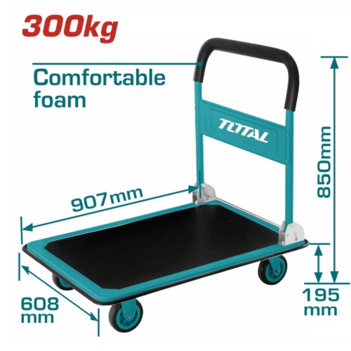 [WSX2] Zorra p- 300kG plegable 907x608mm t-carro THTHP13002 YCP03000A TOTAL