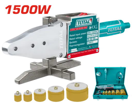 [ML4H] Termofusora  800/1500W + 6 boquillas tijera maletín TT328151-4 VTRI1500M TOTAL