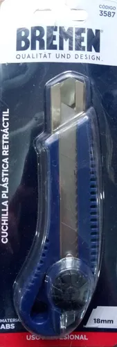 [3FEH] Cutter retract plastico c-rueda bloqueo 3587 BREMEN