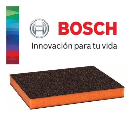 [UP8E] Esponja abrasiva  97x120x12mm p-cont medio BOSCH Esponja abrasiva 2608608229 nº