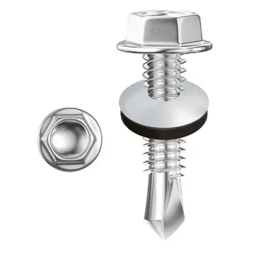 [IH3D] Tornillo autoperforante c-hexagonal #14x63mmL p-mecha AcCinc FB 150HEX0000S0063 65.A.14.63